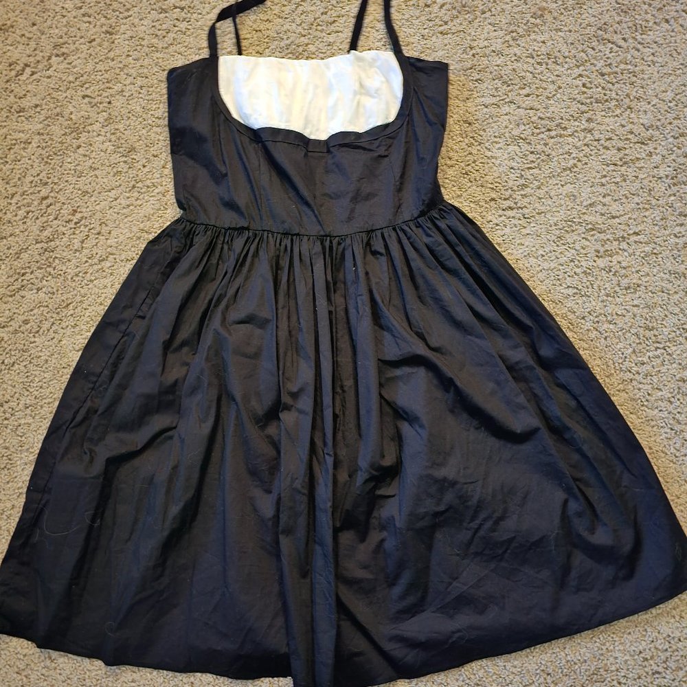 Bernie Dexter Paris black/white dress, EUC, XL